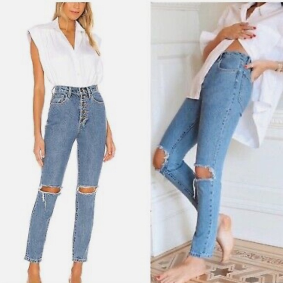 Danielle High-Rise Straight-Fit Jeans WeWoreWhat - Picture 2 of 6